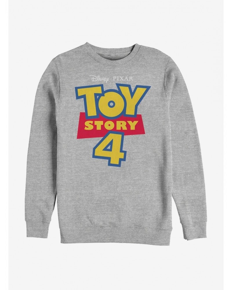 Disney Pixar Toy Story 4 Full Color Logo Sweatshirt $10.33 Sweatshirts