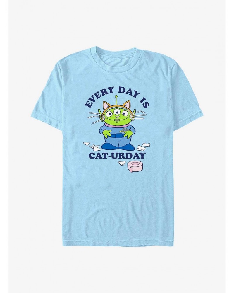 Disney Pixar Toy Story Alien Cat-Urday T-Shirt $7.14 T-Shirts