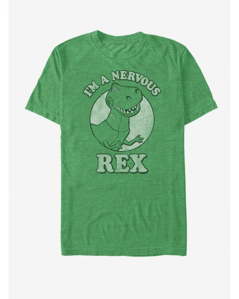 Disney Pixar Toy Story Rex Nervous T-Shirt $5.18 T-Shirts