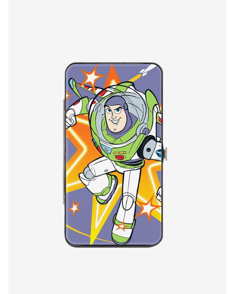 Disney Pixar Toy Story Buzz Lightyear Action Pose Hinged Wallet $9.61 Wallets