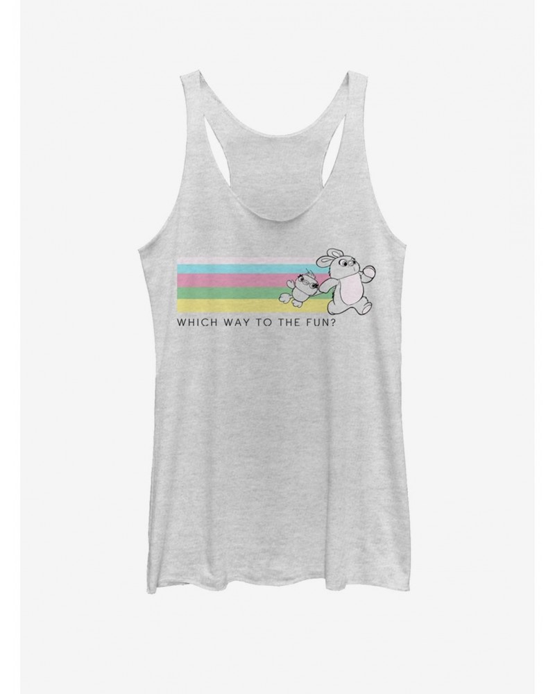 Disney Pixar Toy Story 4 Which Way To Fun Girls Heathered Tank Top $6.42 Tops