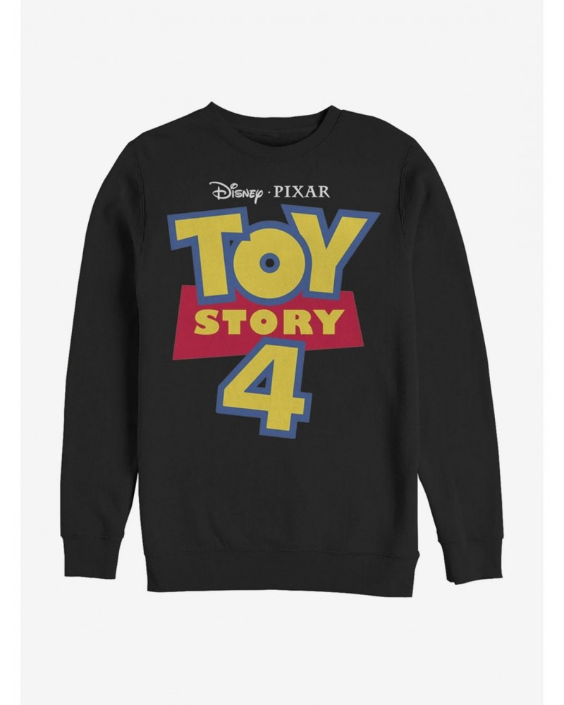 Disney Pixar Toy Story 4 Full Color Logo Sweatshirt $9.15 Sweatshirts