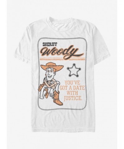 Toy Story Sheriff Woody Date With Justice T-Shirt $5.50 T-Shirts