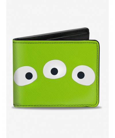 Disney Pixar Toy Story Alien Eyes Space Aliens Bifold Wallet $10.24 Wallets