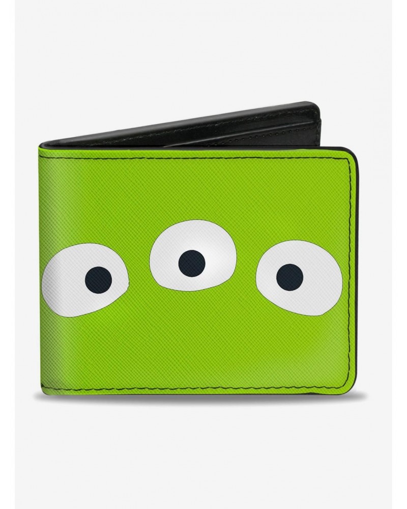 Disney Pixar Toy Story Alien Eyes Space Aliens Bifold Wallet $10.24 Wallets