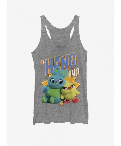 Disney Pixar Toy Story 4 Hang Time Girls Grey Heathered Tank Top $9.12 Tops