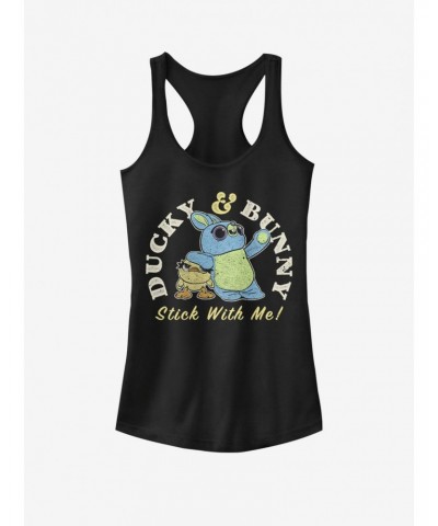 Disney Pixar Toy Story 4 Ducky And Bunny Brand Girls Tank Top $9.56 Tops