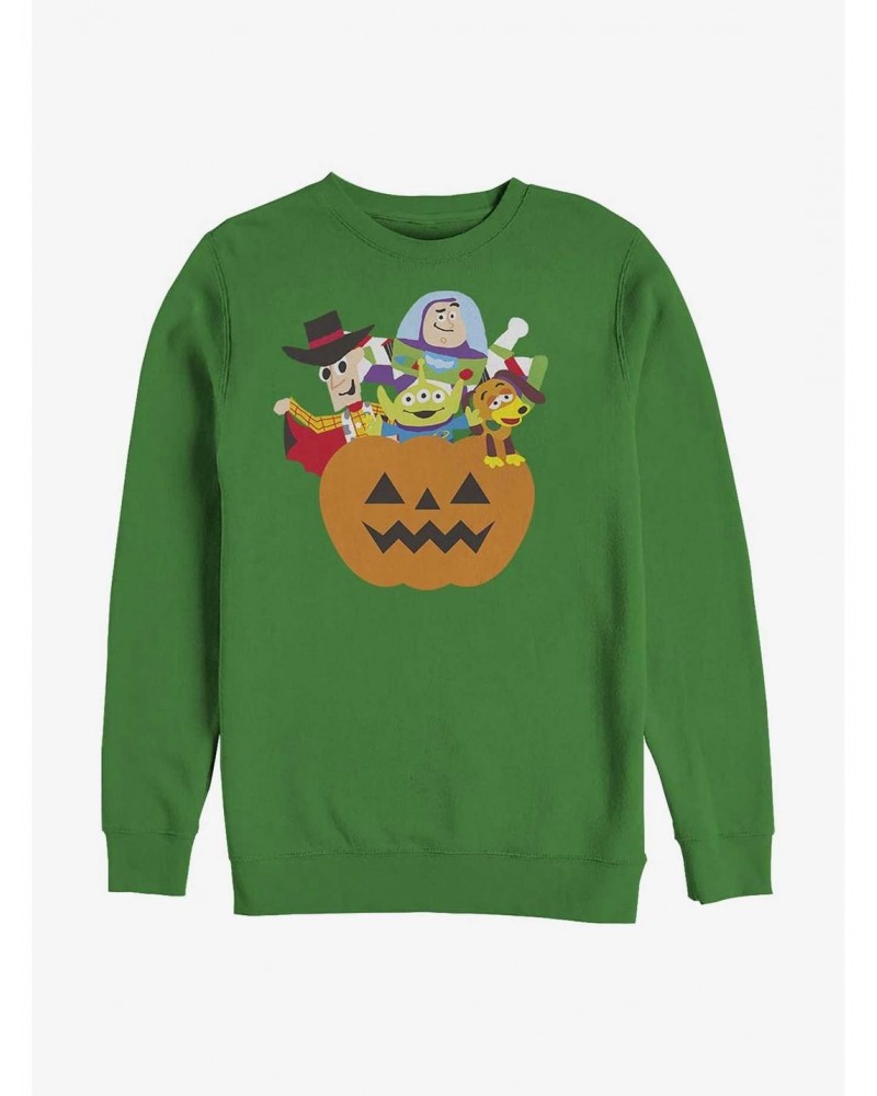 Disney Pixar Toy Story Pumpkin Surprise Characters Sweatshirt $14.46 Sweatshirts