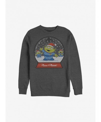 Disney Pixar Toy Story Aliens Snow Globe Holiday Sweatshirt $14.17 Sweatshirts