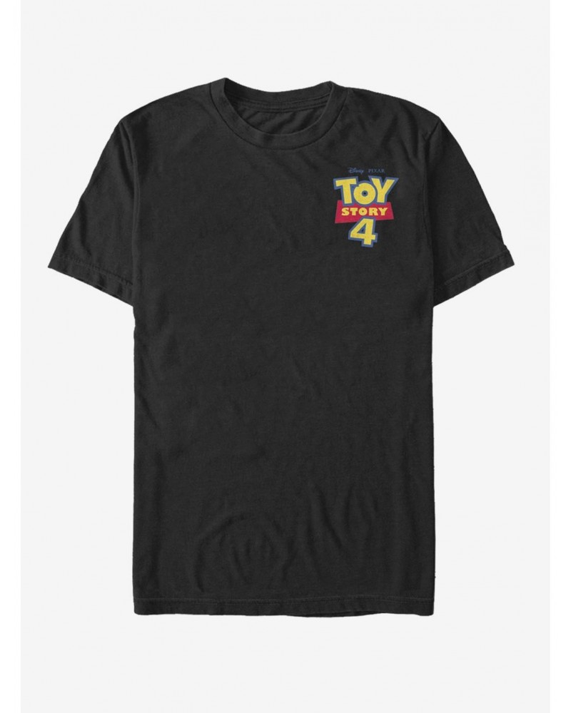 Disney Pixar Toy Story 4 Chest Color Logo T-Shirt $7.28 T-Shirts