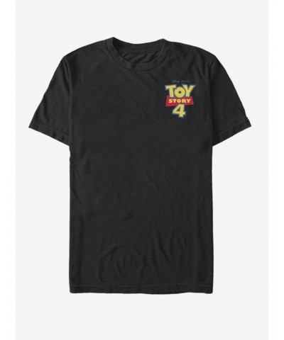 Disney Pixar Toy Story 4 Chest Color Logo T-Shirt $7.28 T-Shirts