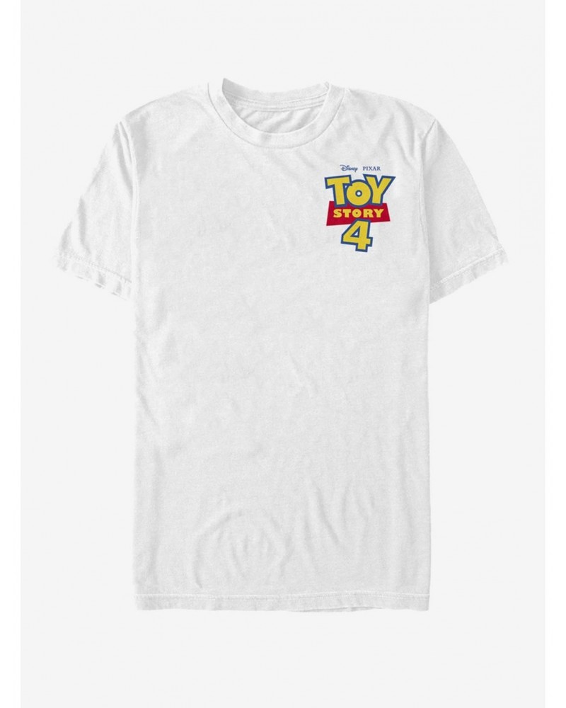 Disney Pixar Toy Story 4 Chest Color Logo T-Shirt $7.28 T-Shirts