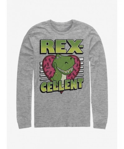 Disney Pixar Toy Story Rexcellent Heart Long-Sleeve T-Shirt $10.00 T-Shirts