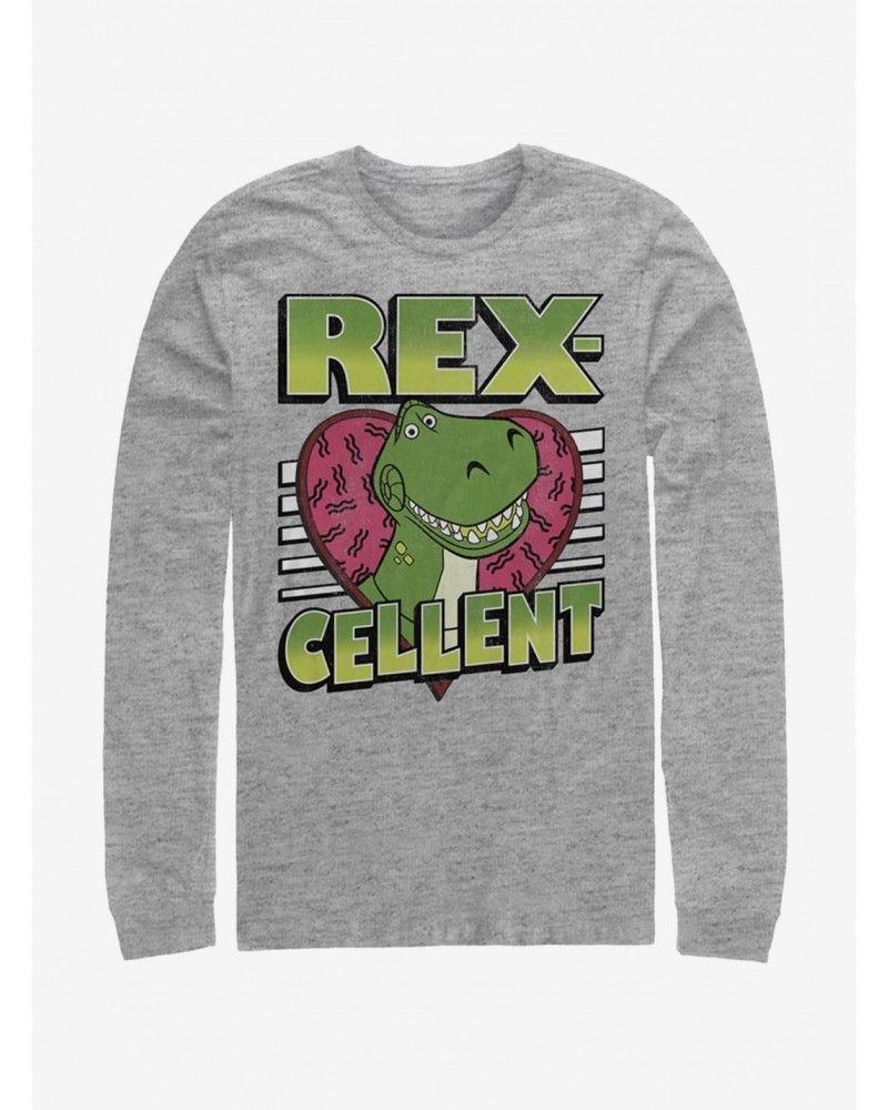 Disney Pixar Toy Story Rexcellent Heart Long-Sleeve T-Shirt $10.00 T-Shirts