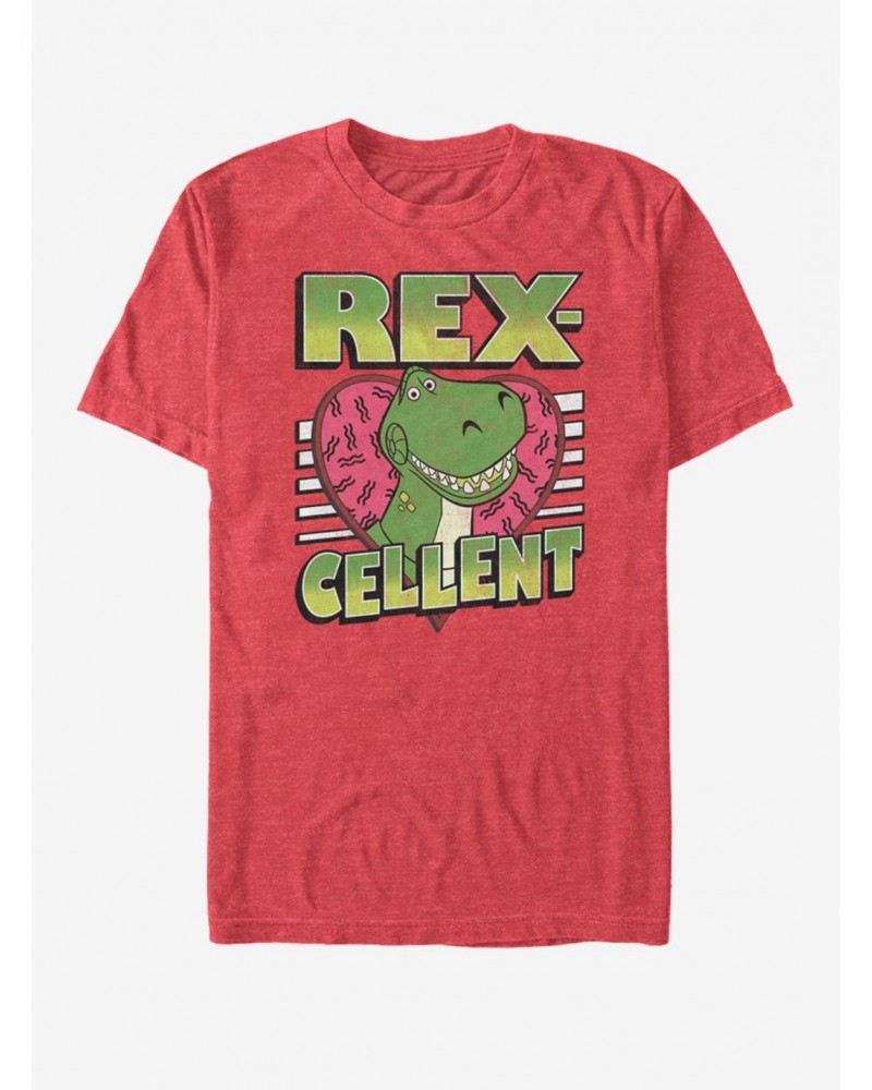 Disney Pixar Toy Story Rexcellent Heart T-Shirt $5.82 T-Shirts