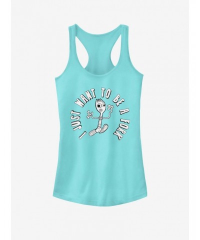 Disney Pixar Toy Story 4 I Don't Belong Girls Cancun Blue Tank Top $6.77 Tops