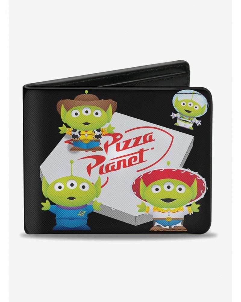 Disney Pixar Toy Story Pizza Planet Aliens Bi-fold Wallet $10.24 Wallets