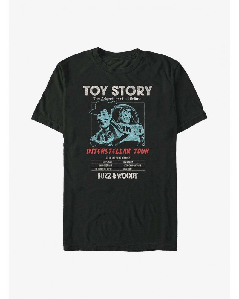 Disney Pixar Toy Story Buzz & Woody Tour Poster T-Shirt $5.12 T-Shirts