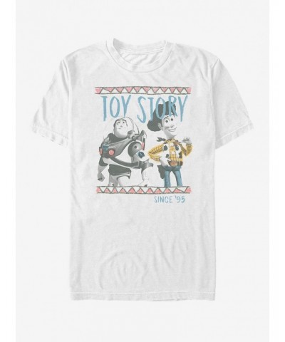 Disney Pixar Toy Story Cartoon Border Friends T-Shirt $5.02 T-Shirts