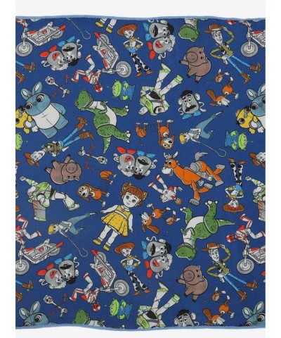 Disney Pixar Toy Story 4 Characters Blue Boy's Pocket Square $8.96 Squares