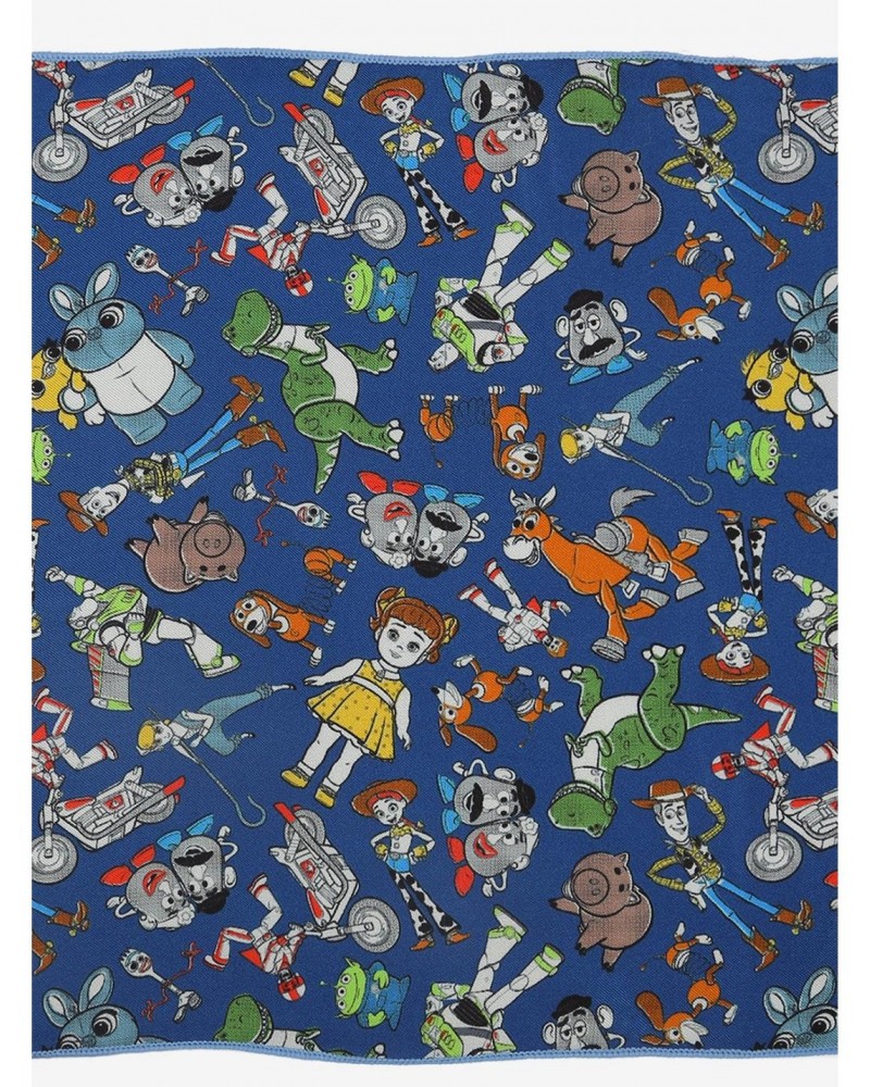 Disney Pixar Toy Story 4 Characters Blue Boy's Pocket Square $8.96 Squares