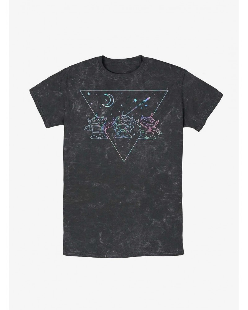 Disney Pixar Toy Story Alien Galaxy Mineral Wash T-Shirt $6.06 T-Shirts