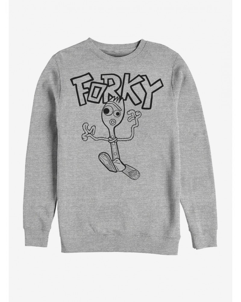 Disney Pixar Toy Story 4 Doodle Fork Heathered Sweatshirt $11.22 Sweatshirts