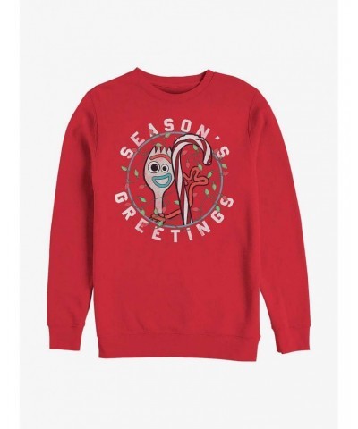 Disney Pixar Toy Story 4 Season's Greetings Crew Sweatshirt $14.76 Sweatshirts