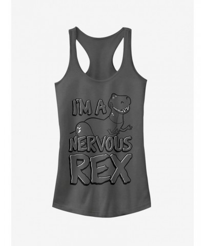 Disney Pixar Toy Story Nervous Rex Girls Tank Top $9.56 Tops