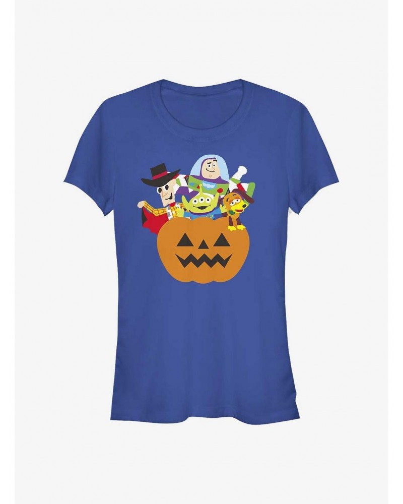 Disney Pixar Toy Story Pumpkin Surprise Characters Girls T-Shirt $8.09 T-Shirts