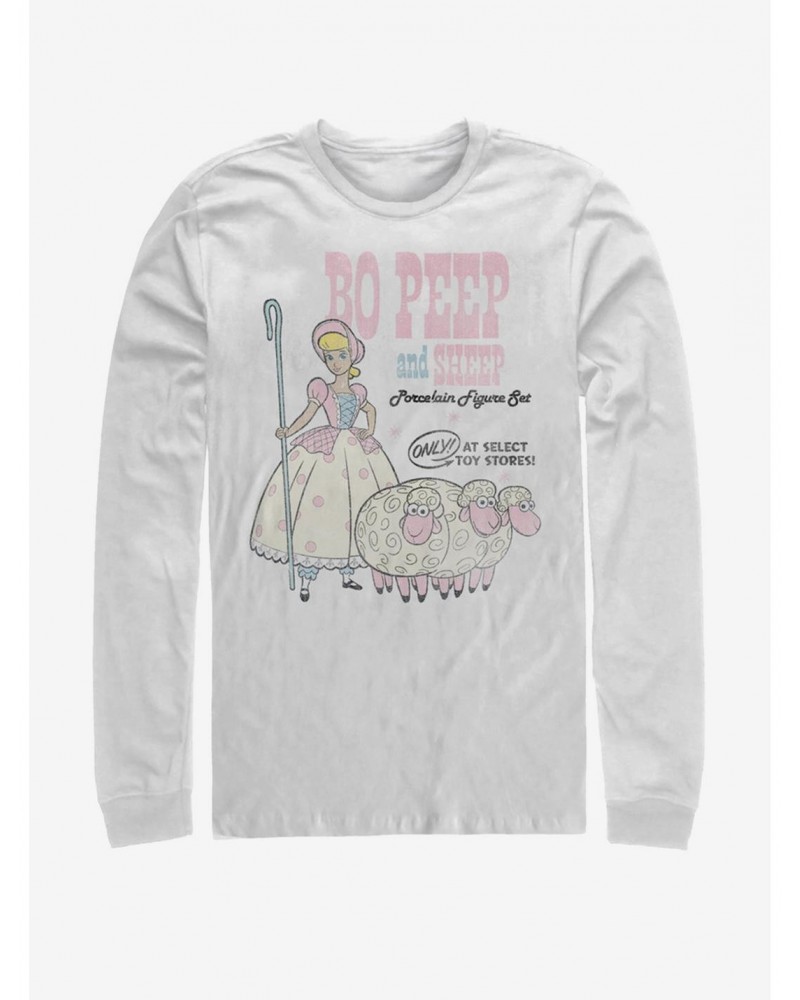 Disney Pixar Toy Story 4 Bo Peep And Sheep White Long-Sleeve T-Shirt $12.90 T-Shirts