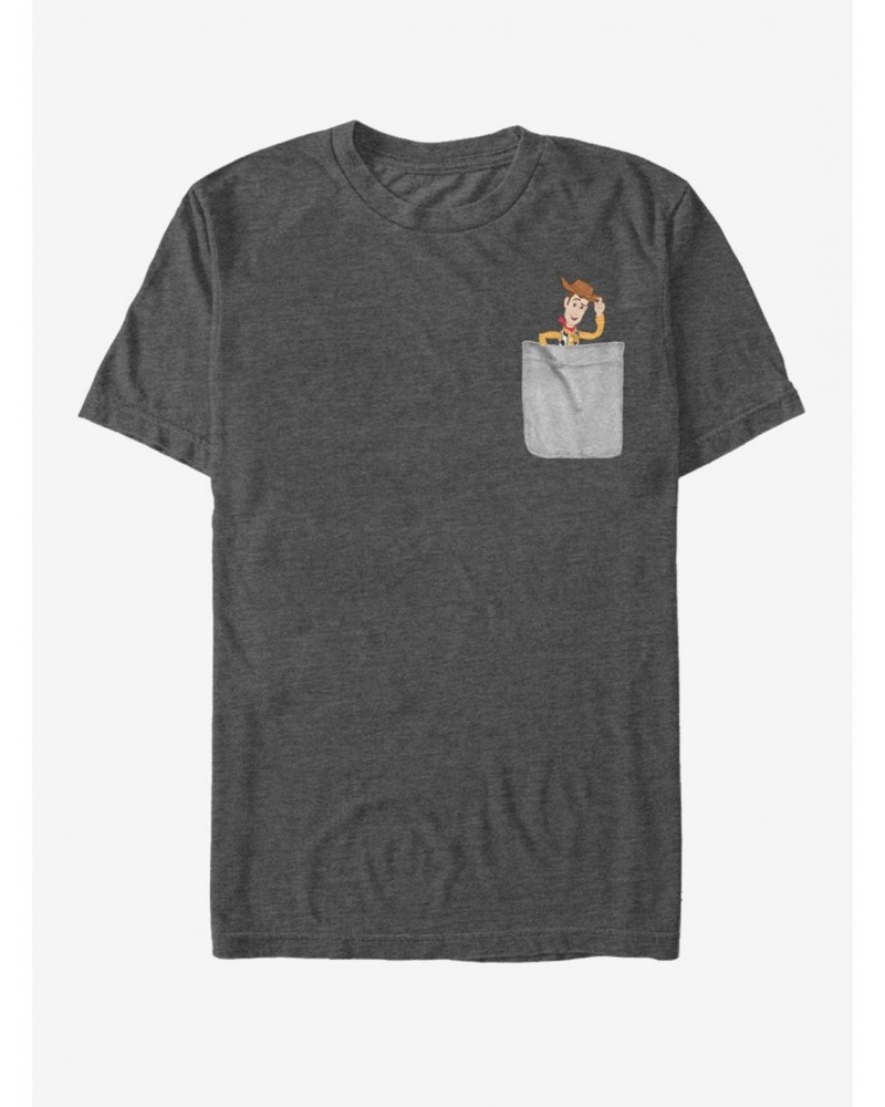 Disney Pixar Toy Story Woody Faux Pocket T-Shirt $6.06 T-Shirts