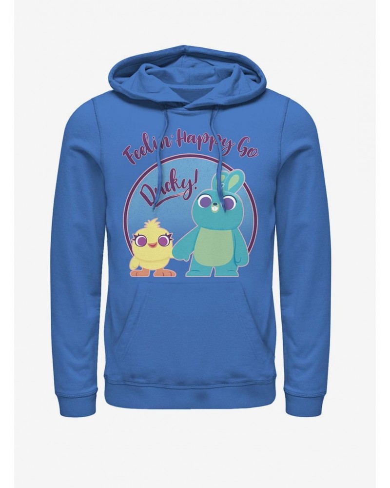 Disney Pixar Toy Story 4 Ducky Bunny Pastel Royal Blue Hoodie $14.01 Hoodies