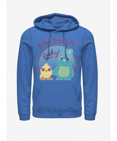 Disney Pixar Toy Story 4 Ducky Bunny Pastel Royal Blue Hoodie $14.01 Hoodies