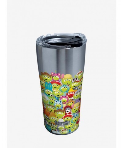 Disney Pixar Toy Story Alien Collage 20oz Stainless Steel Tumbler With Lid $13.96 Tumblers