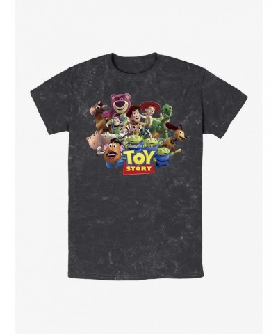 Disney Pixar Toy Story Squad Mineral Wash T-Shirt $5.89 T-Shirts