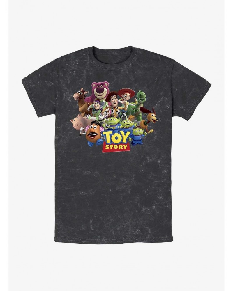 Disney Pixar Toy Story Squad Mineral Wash T-Shirt $5.89 T-Shirts