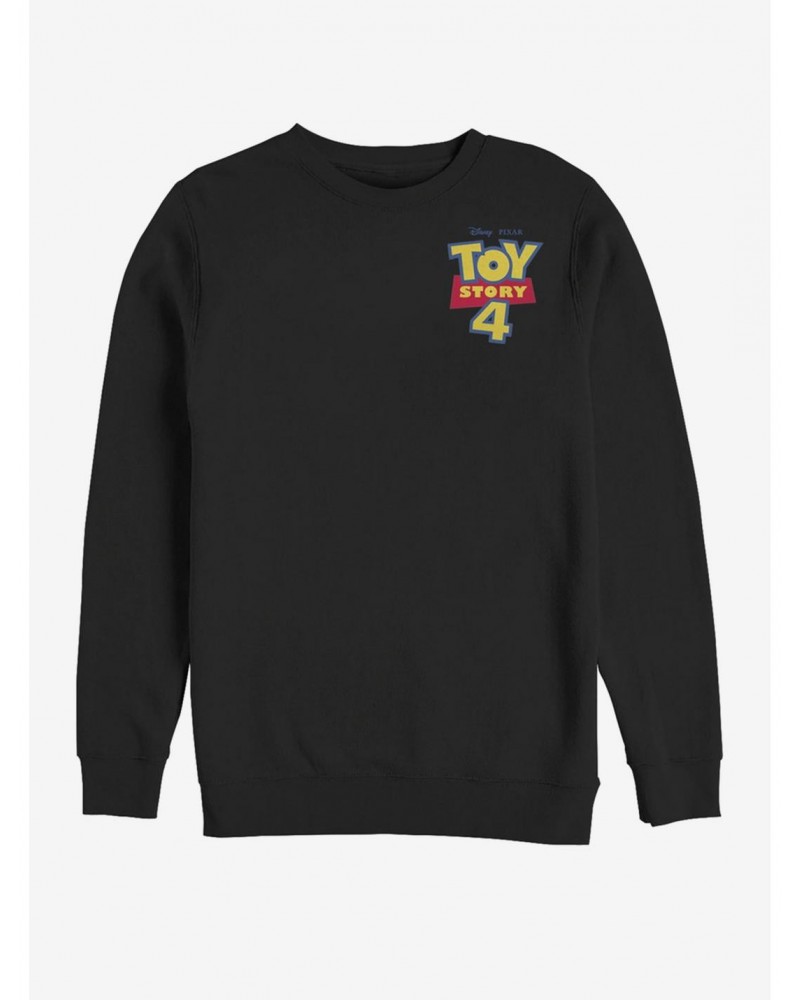 Disney Pixar Toy Story 4 Chest Color Logo Sweatshirt $14.17 Sweatshirts