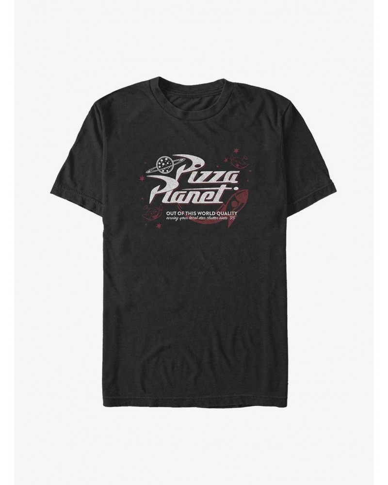 Disney Pixar Toy Story Retro Pizza Planet Big & Tall T-Shirt $8.61 T-Shirts