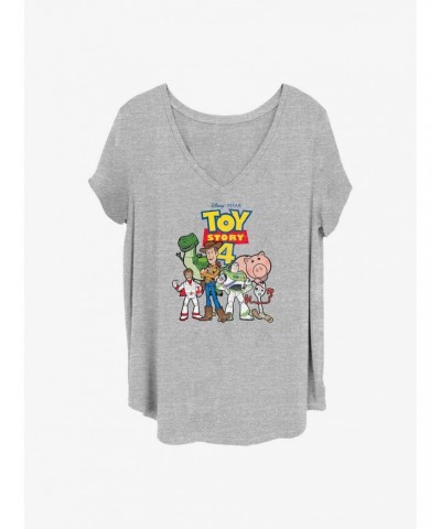 Disney Pixar Toy Story 4 Toy Crew Girls T-Shirt Plus Size $11.10 T-Shirts