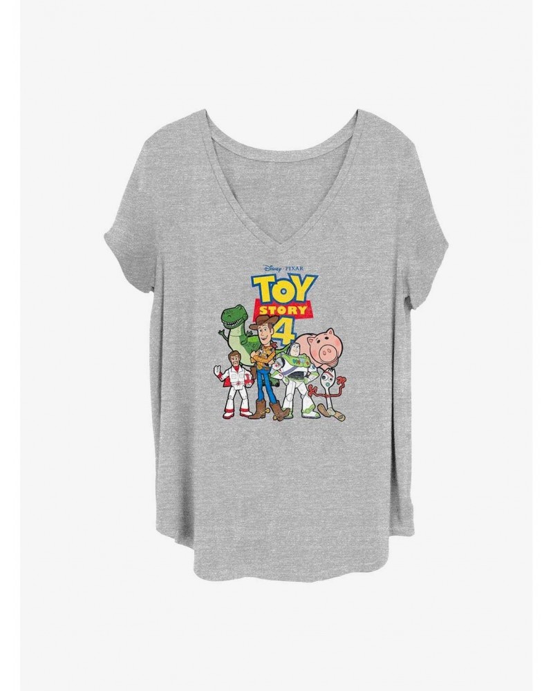 Disney Pixar Toy Story 4 Toy Crew Girls T-Shirt Plus Size $11.10 T-Shirts