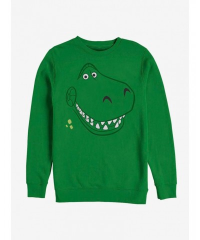 Disney Pixar Toy Story Rex Big Face Sweatshirt $11.22 Sweatshirts