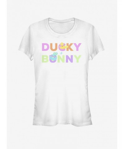 Disney Pixar Toy Story 4 What's In A Name Girls White T-Shirt $5.18 T-Shirts