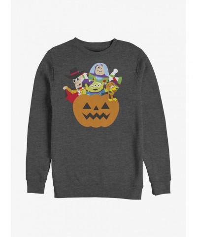 Disney Pixar Toy Story Pumpkin Surprise Characters Sweatshirt $8.86 Sweatshirts