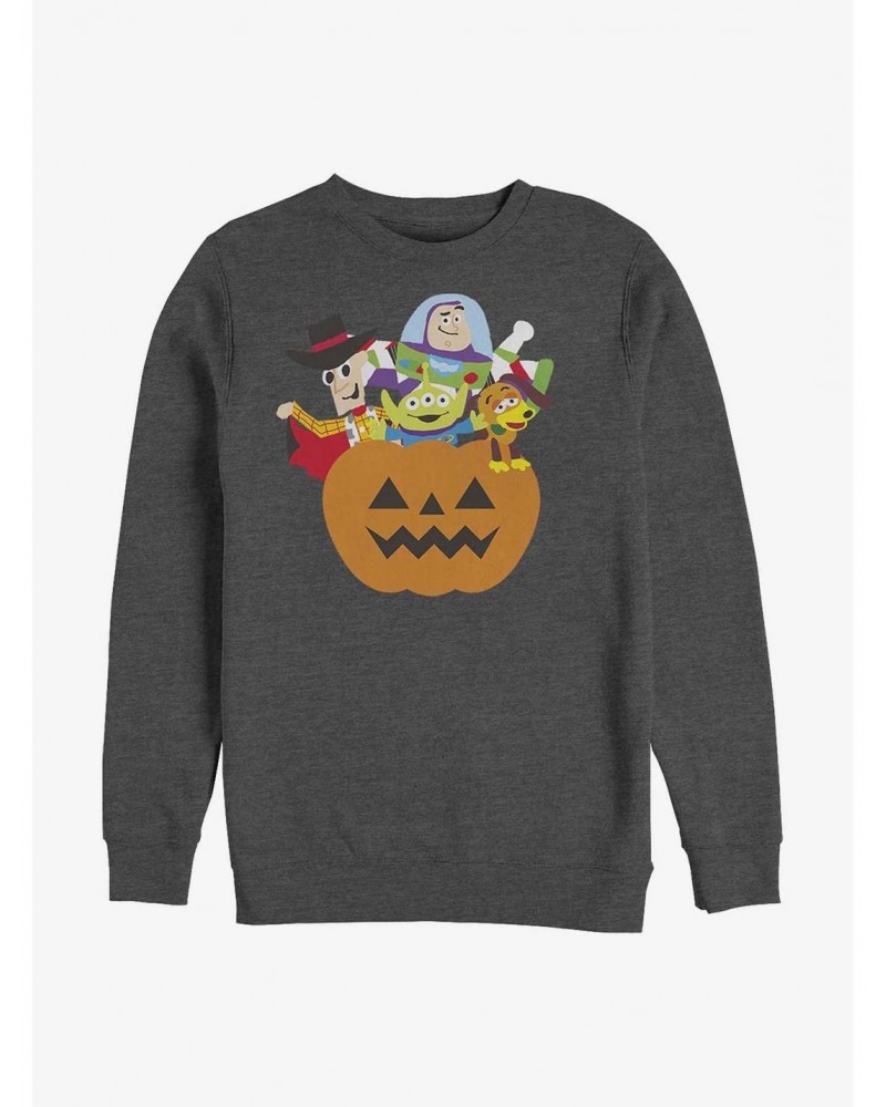 Disney Pixar Toy Story Pumpkin Surprise Characters Sweatshirt $8.86 Sweatshirts