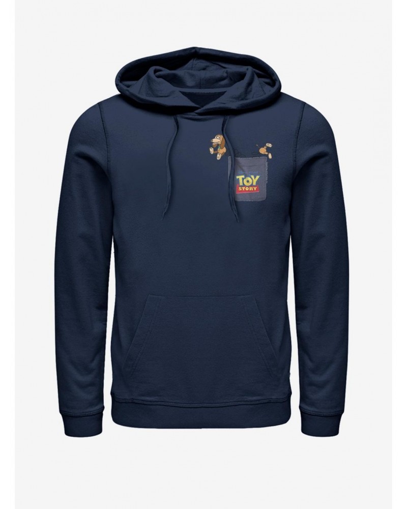 Disney Pixar Toy Story Slinky Dog Faux Pocket Hoodie $13.29 Hoodies