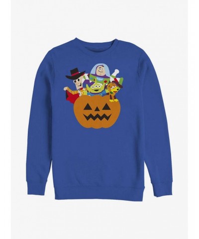 Disney Pixar Toy Story Pumpkin Surprise Characters Sweatshirt $9.74 Sweatshirts