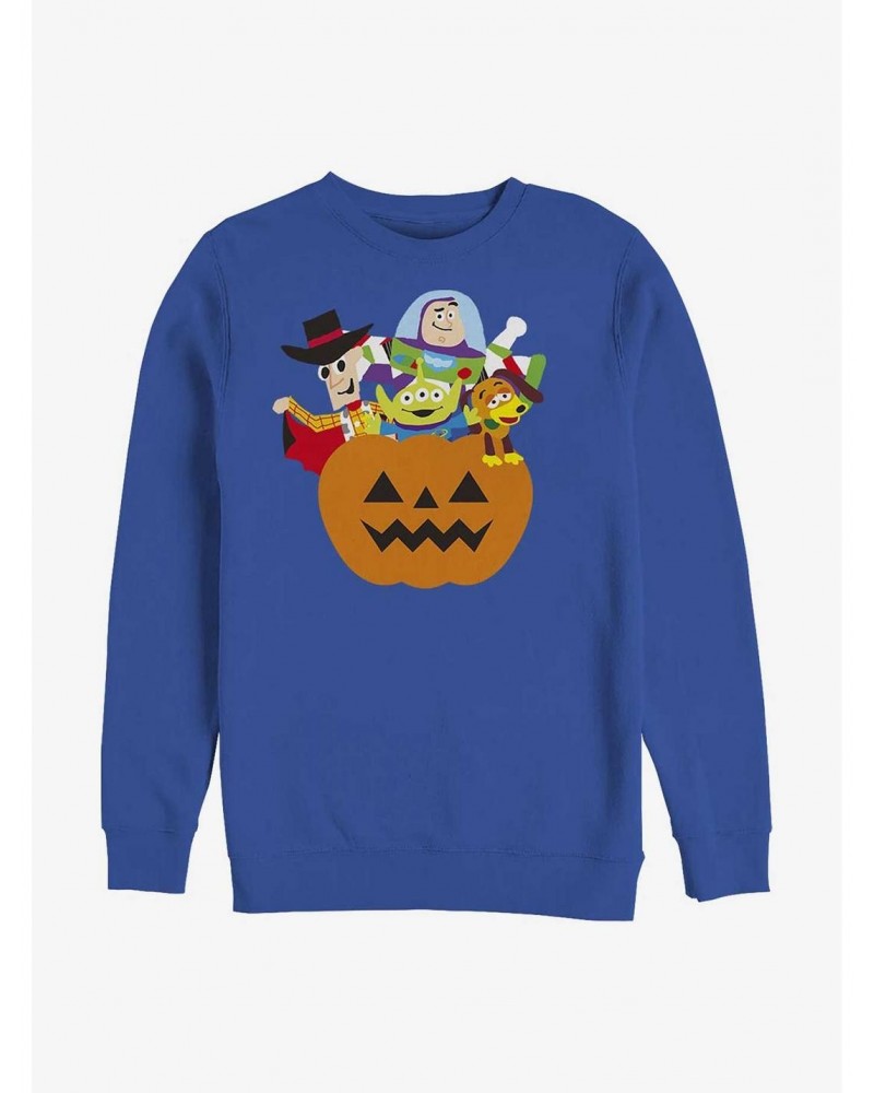 Disney Pixar Toy Story Pumpkin Surprise Characters Sweatshirt $9.74 Sweatshirts