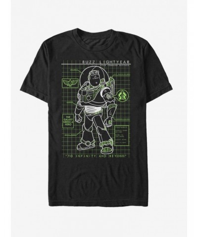 Toy Story Buzz Lightyear Diagram T-Shirt $5.02 T-Shirts