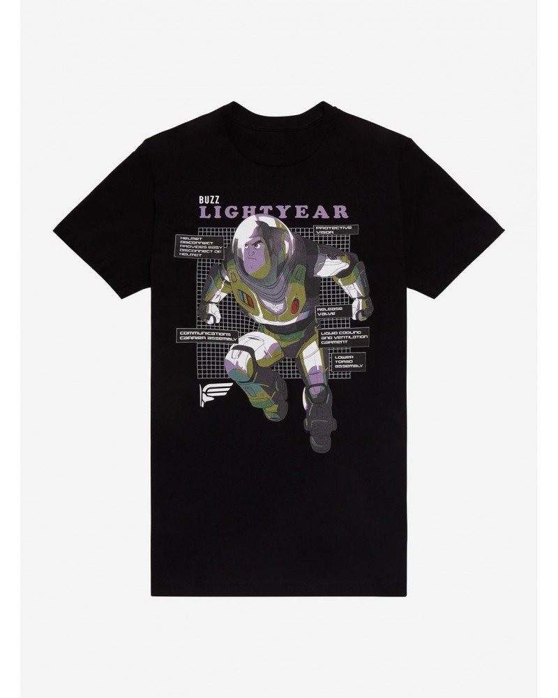 Disney Pixar Lightyear Buzz Blueprint T-Shirt $2.85 T-Shirts